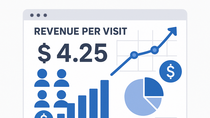 Illustration of Revenue per visit