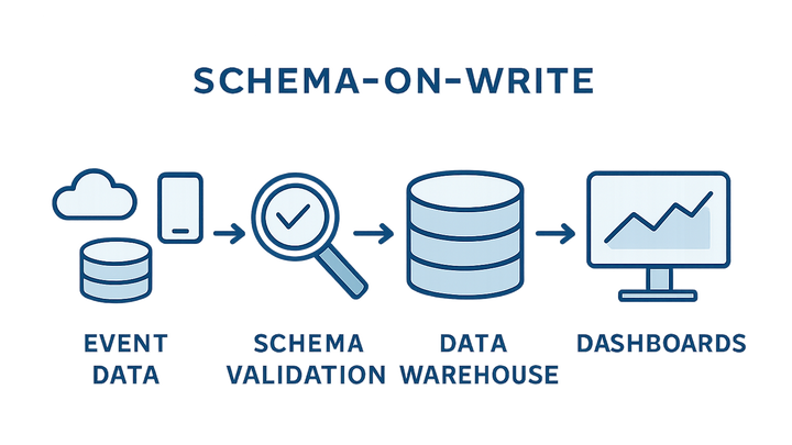 Illustration of Schema-on-write