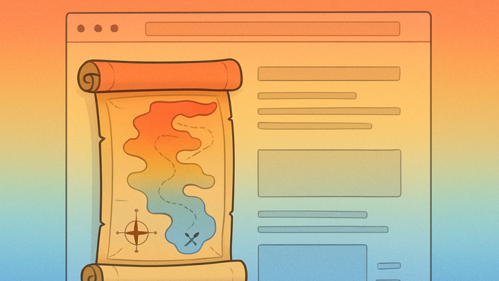 Illustration of Scroll map