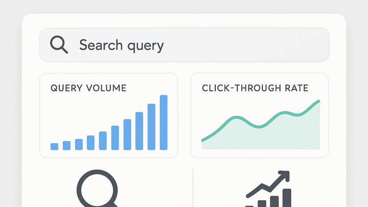 Illustration of Search analytics