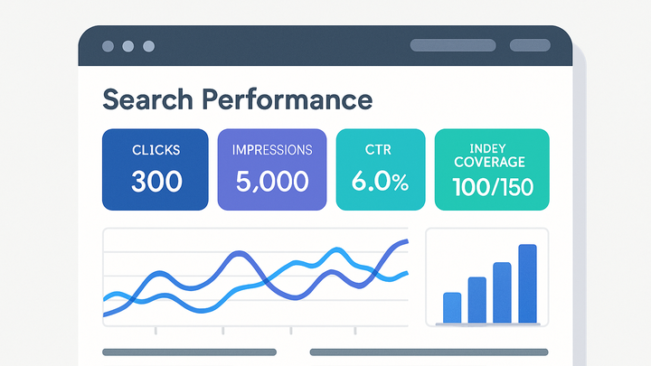 Illustration of Search console
