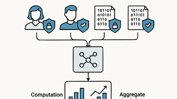 Illustration of Secure multiparty computation