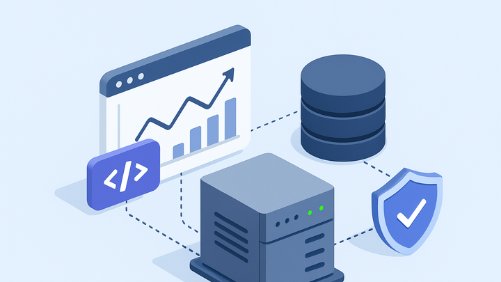 Illustration of Self-hosted analytics