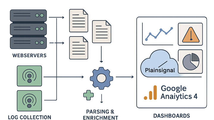 Illustration of Server log analysis