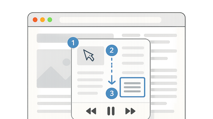 Illustration of Session replay