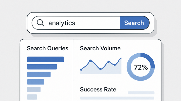 Illustration of Site search report