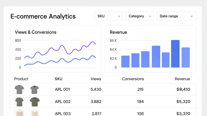 Illustration of Sku analytics