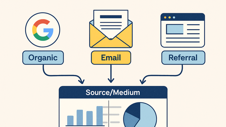 Illustration of Source/medium