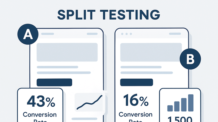 Illustration of Split testing
