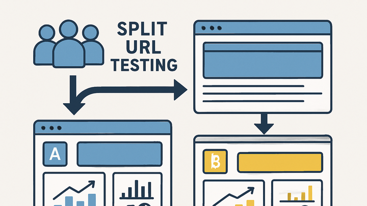 Illustration of Split url testing