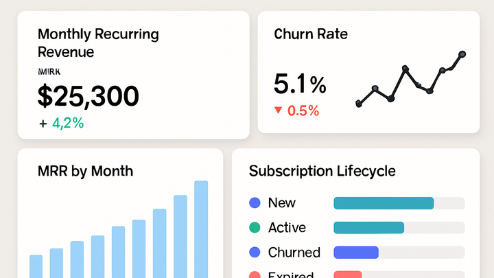 Illustration of Subscription billing