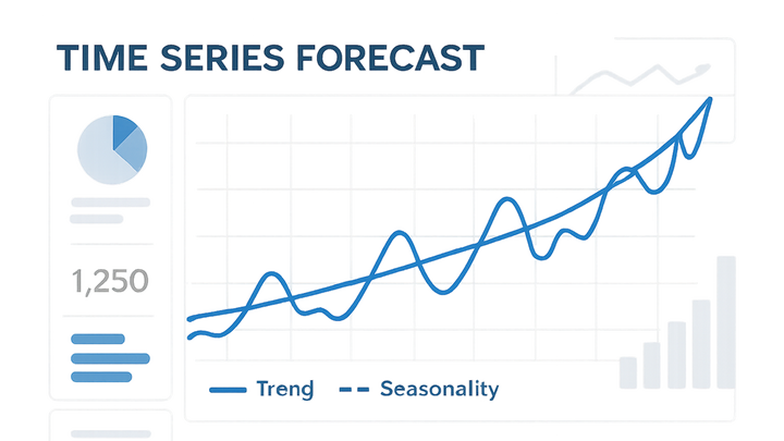 Illustration of Time series forecasting