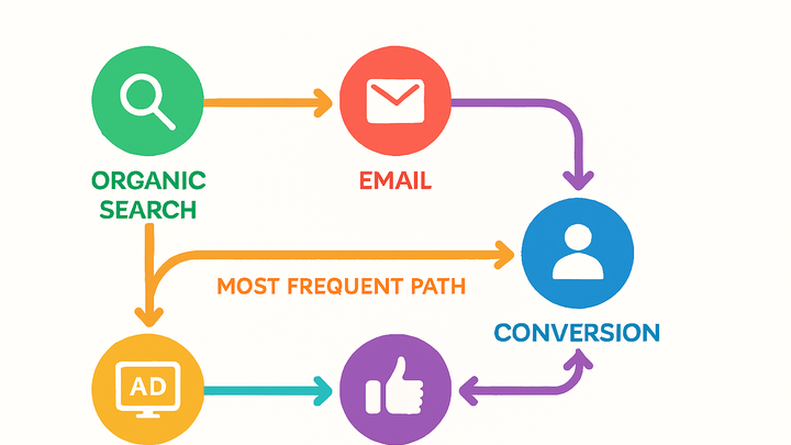 Illustration of Top conversion path