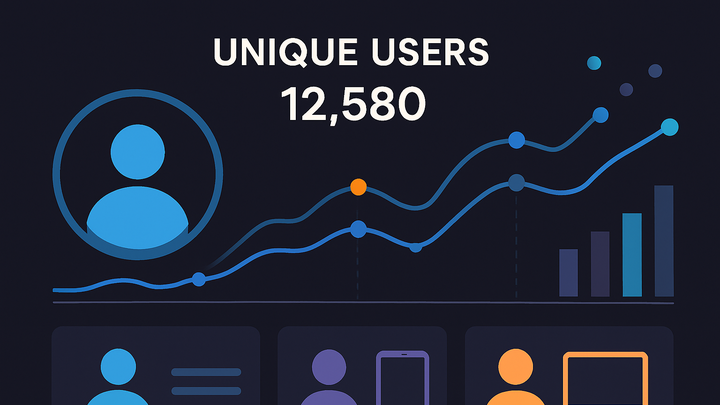 Illustration of Unique users