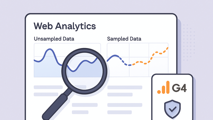 Illustration of Unsampled reports