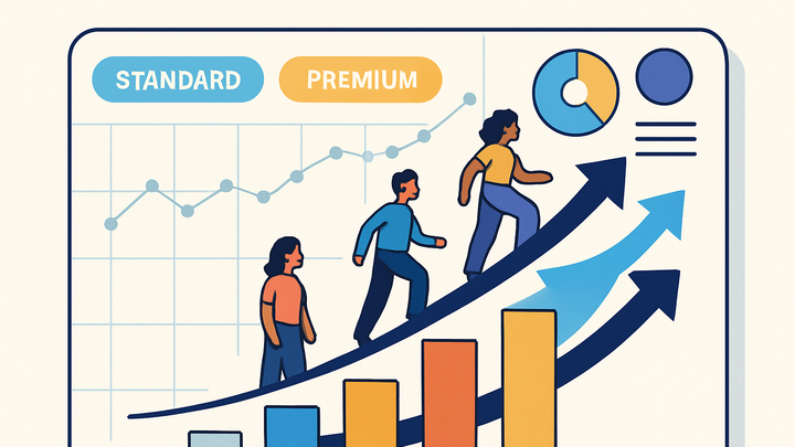 Illustration of Upsell rate