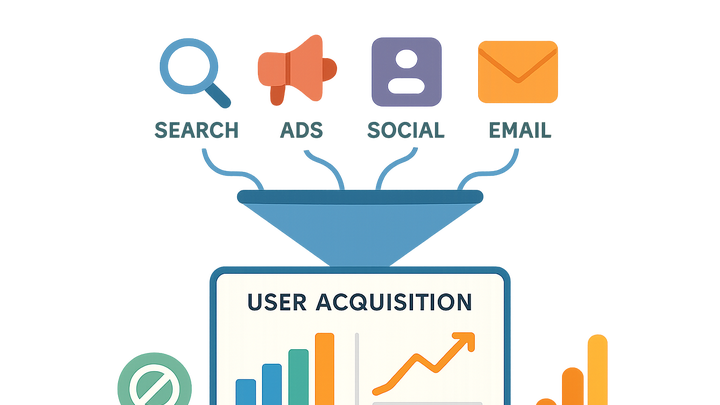 Illustration of User acquisition