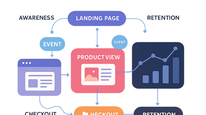 Illustration of User journey