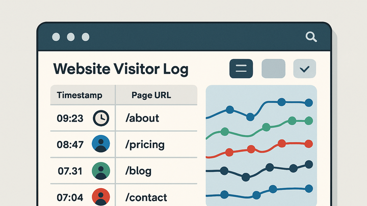 Illustration of Visitor log